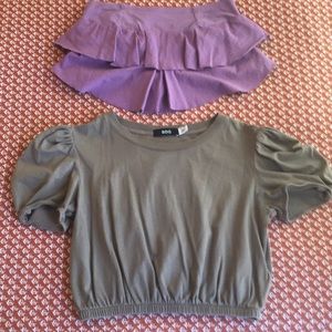 Urban Outfitters Bundle, 2 Summer Crop Tops, NWOT